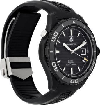 Tag Heuer Aquaracer WAK2180 Stainless Steel Black dial 42mm Automatic watch