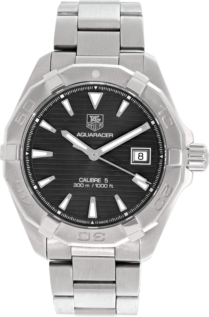 Preowned Tag Heuer Aquaracer WAY2113-1 steel Gray dial | Gray & Sons