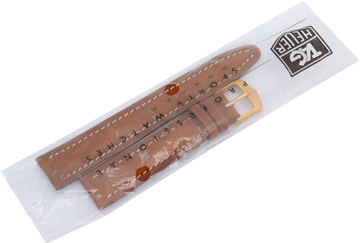 Tag Heuer brown leather strap (16mm x 14mm) | Gray & Sons Jewelers