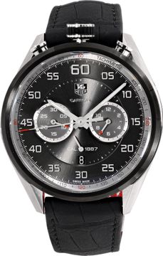 Tag Heuer Calibre in black coated stainless steel