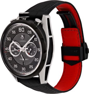 Tag Heuer Calibre in black coated stainless steel