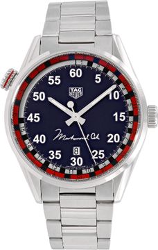 Tag Heuer Tribute to Muhammad Ali in stainless steel