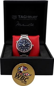 Tag Heuer Tribute to  Muhammad Ali in stainless steel