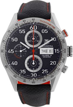 Tag Heuer Carrera CV2A80 Titanium 43mm auto watch Tag Heuer Carrera "TITANIUM CARBON FIBER" 43mm CV2A80 Mens Watch Collection