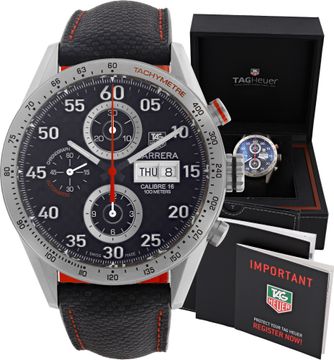 Tag Heuer Carrera "TITANIUM CARBON FIBER" 43mm CV2A80 Mens Watch Collection