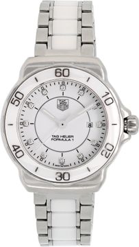 Tag Heuer Formula 1 WAH1315 Stainless Steel White dial 32mm Quartz watch