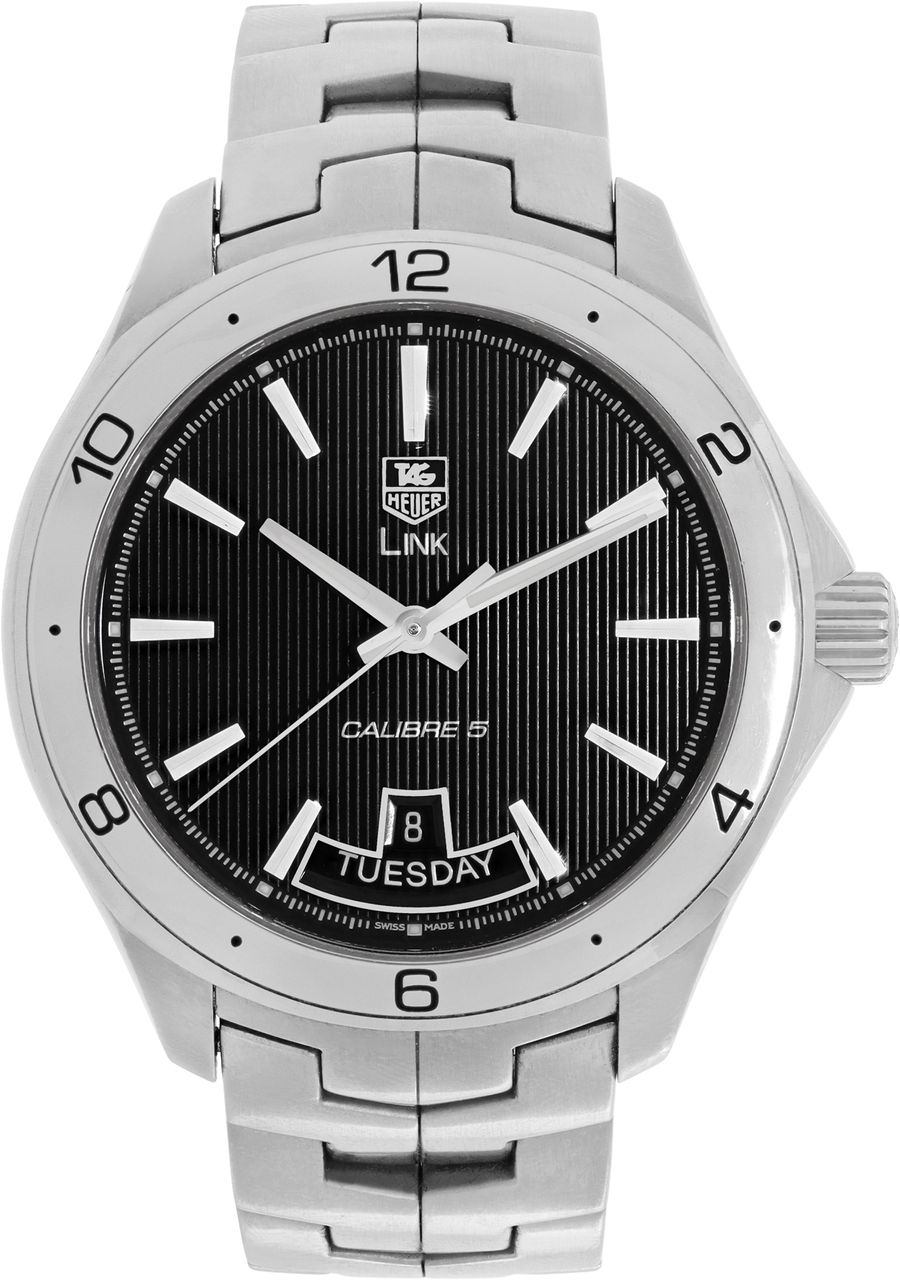 Pre-owned Tag Heuer Link WAT2010 Stainless Steel 42mm auto
