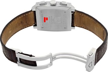 Tag Heuer Monaco CW2114 Stainless Steel 38mm auto watch