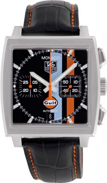Tag Heuer Monaco CW211A Stainless Steel 38mm auto watch