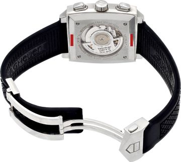Tag Heuer Monaco Calibre 12 CAW2114 Stainless Steel 39mm auto watch