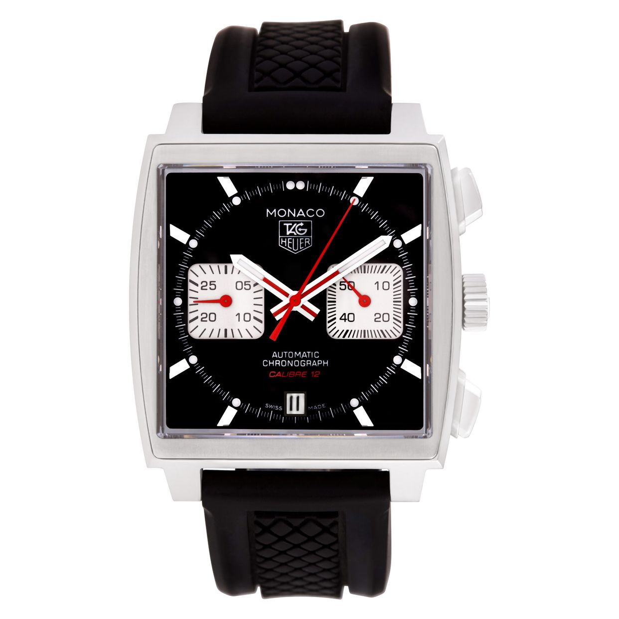 Used Tag Heuer Monaco Calibre 12 CWJ5750 stainless steel