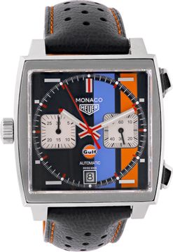 Tag Heuer Monaco "Gulf Special Edition" 39mm CAW211R Mens Watch Collection