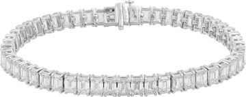 Tennis Bracelet with diamonds in platinum Bracelet Collection
