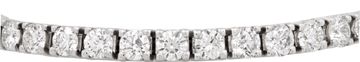 Tennis Diamond line bracelet in platinum
