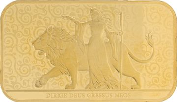 The Royal Mint 1 oz bar of 999.9 fine gold The Royal Mint 1 oz bar of 999.9 fine gold