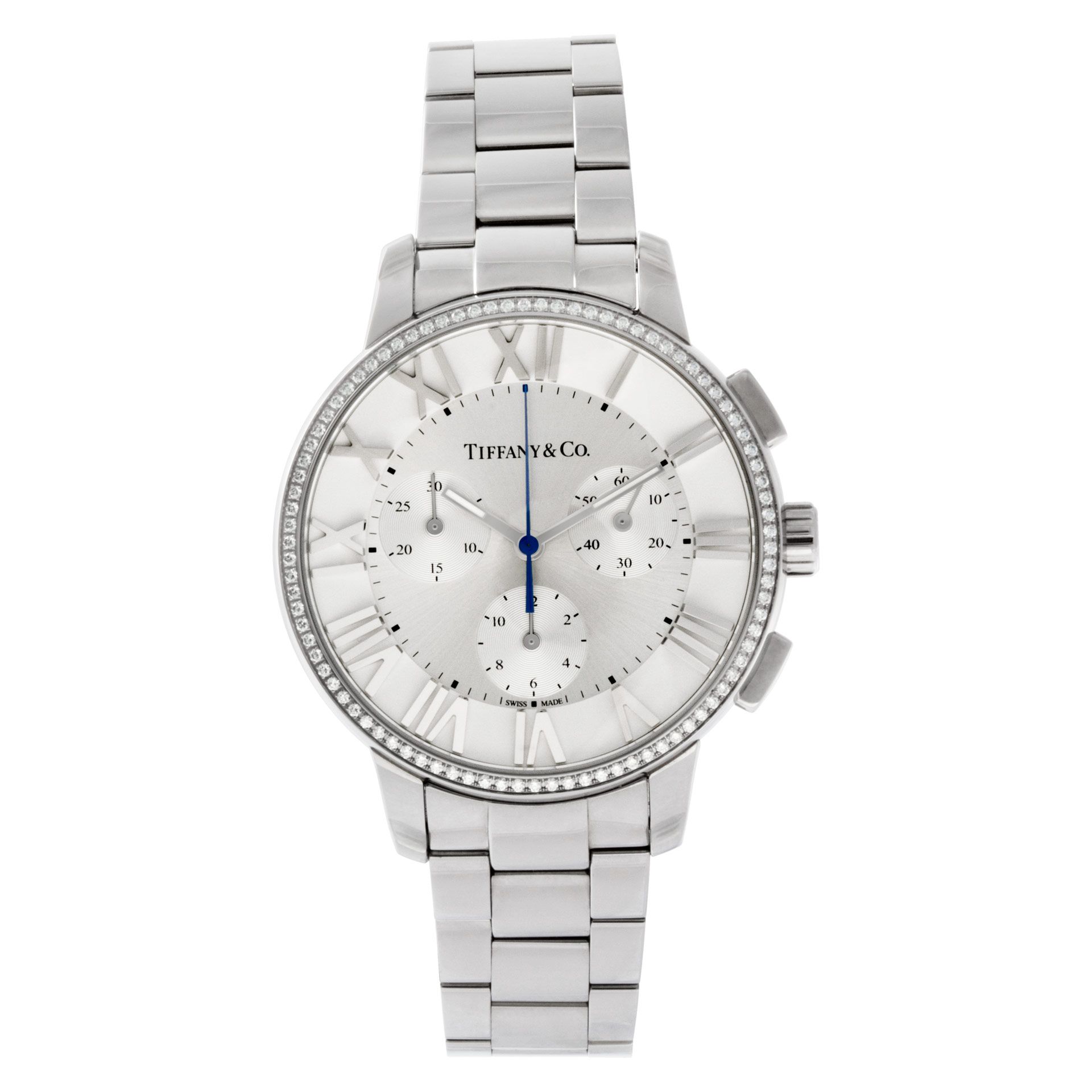 Tiffany & Co Atlas Dome Watch SS Automatic Silver Dial TIFFANY & CO.  main image 4