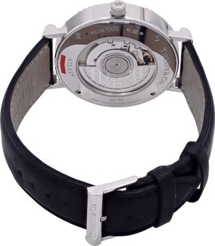 Tiffany & Co Atlas Sterling Silver 39mm auto watch