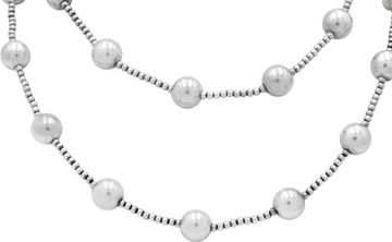 Tiffany & Co. Ball Bead Necklace in .925 sterling silver 36''