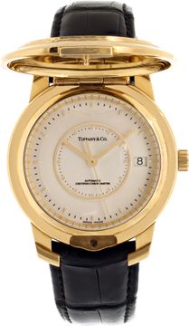 Tiffany & Co. Demihunter xxx 18k Yellow Gold White dial 37mm Automatic watch