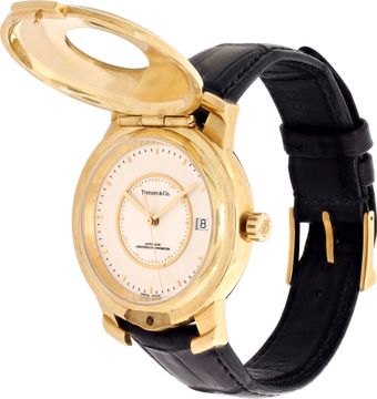 Tiffany & Co. Demihunter xxx 18k Yellow Gold White dial 37mm Automatic watch