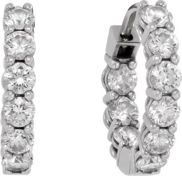 Tiffany & Co. Diamond Hoop Earrings in platinum Earring Collection