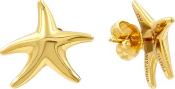 Tiffany & Co. Elsa Peretti 18k yellow gold starfish earrings