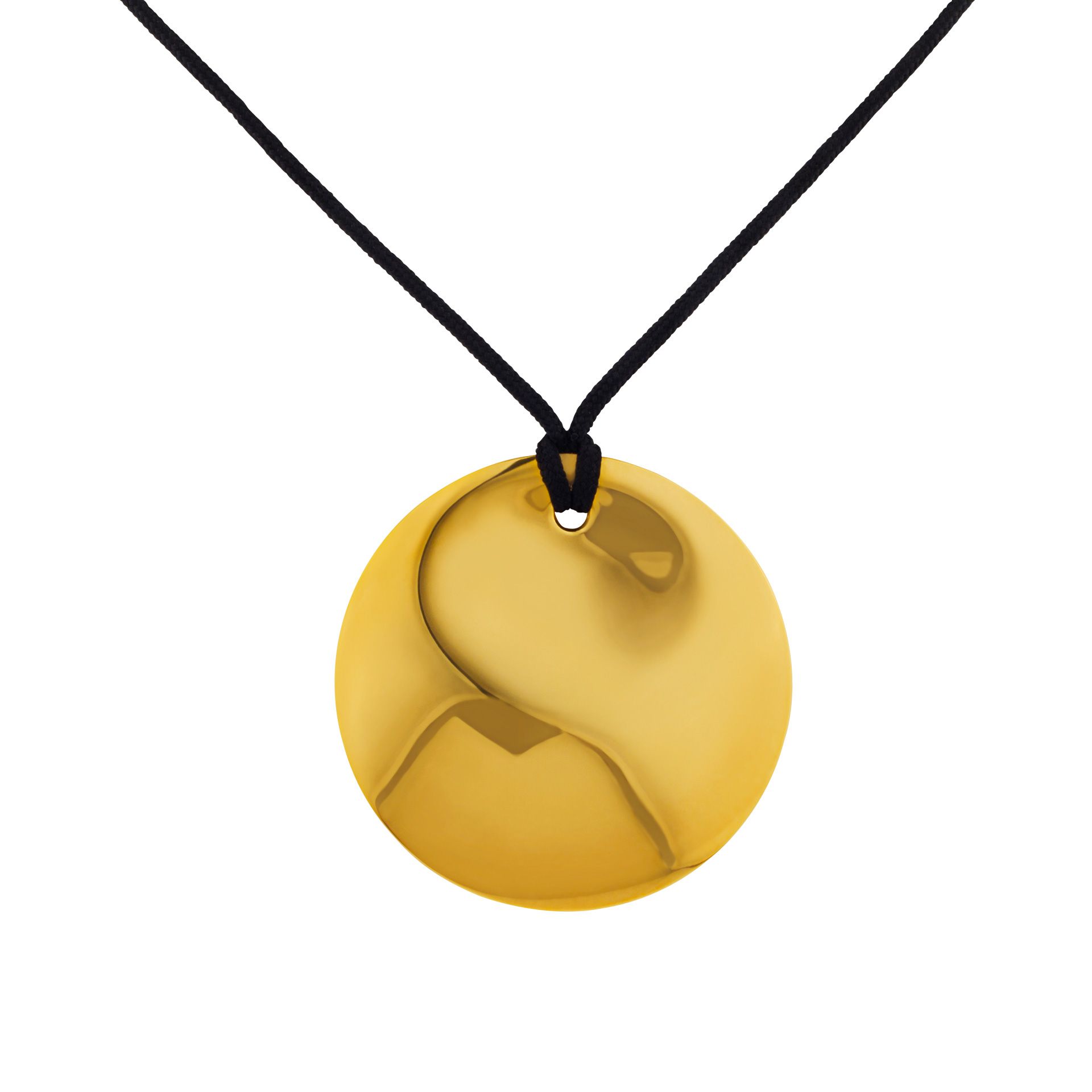 Tiffany & Co. Elsa Peretti circle pendant on a cord | Gray