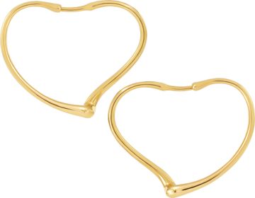 Tiffany & Co. Elsa Peretti Open Heart hoop earrings in 18k Earring Collection