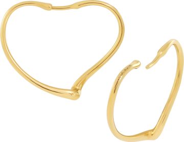 Tiffany & Co. Elsa Peretti Open Heart hoop earrings in 18k