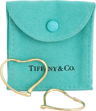 Tiffany & Co. Elsa Peretti Open Heart hoop earrings in 18k