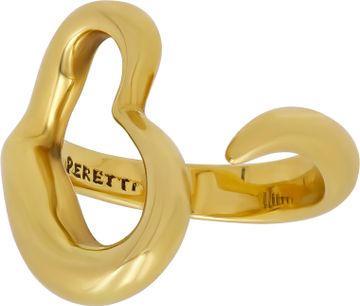 Tiffany & Co Elsa Peretti Open Heart Ring in 18k yellow gold