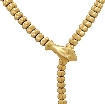 Tiffany & Co. Elsa Peretti snake necklace in 18k yellow gold