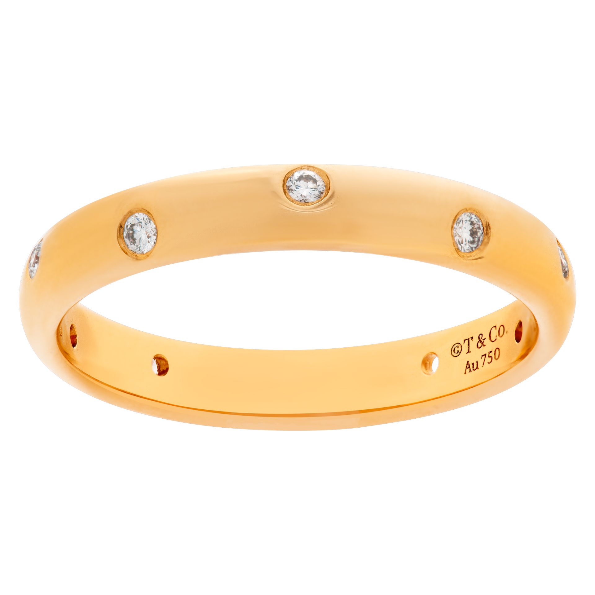 Tiffany & Co. Etoile band with diamonds in 18k rose gold | Gray & Sons
