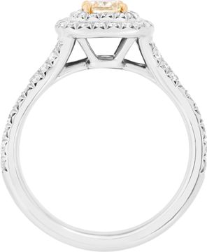 Tiffany & Co. Fancy Yellow diamond engagement ring 0.54 carat