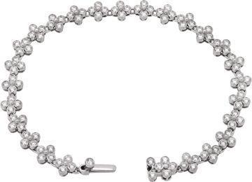 Tiffany and Co. Floral Lace Diamond Necklace in Platinum