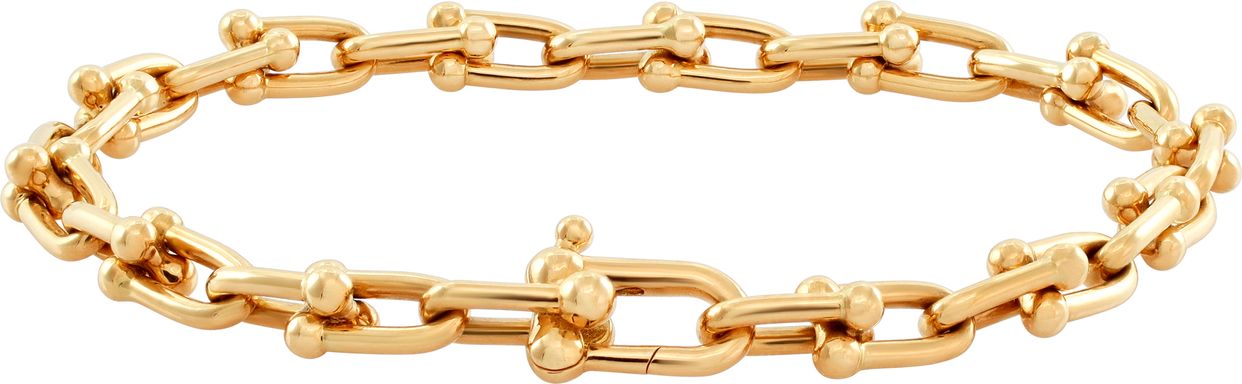 Tiffany Hardware small link bracelet in 18k yellow Gray Sons