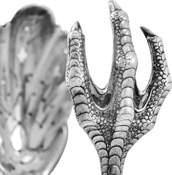 Tiffany & Co. Heavy sterling silver ice tongs, 9 inches-SIgned M (circa 1876-1891).