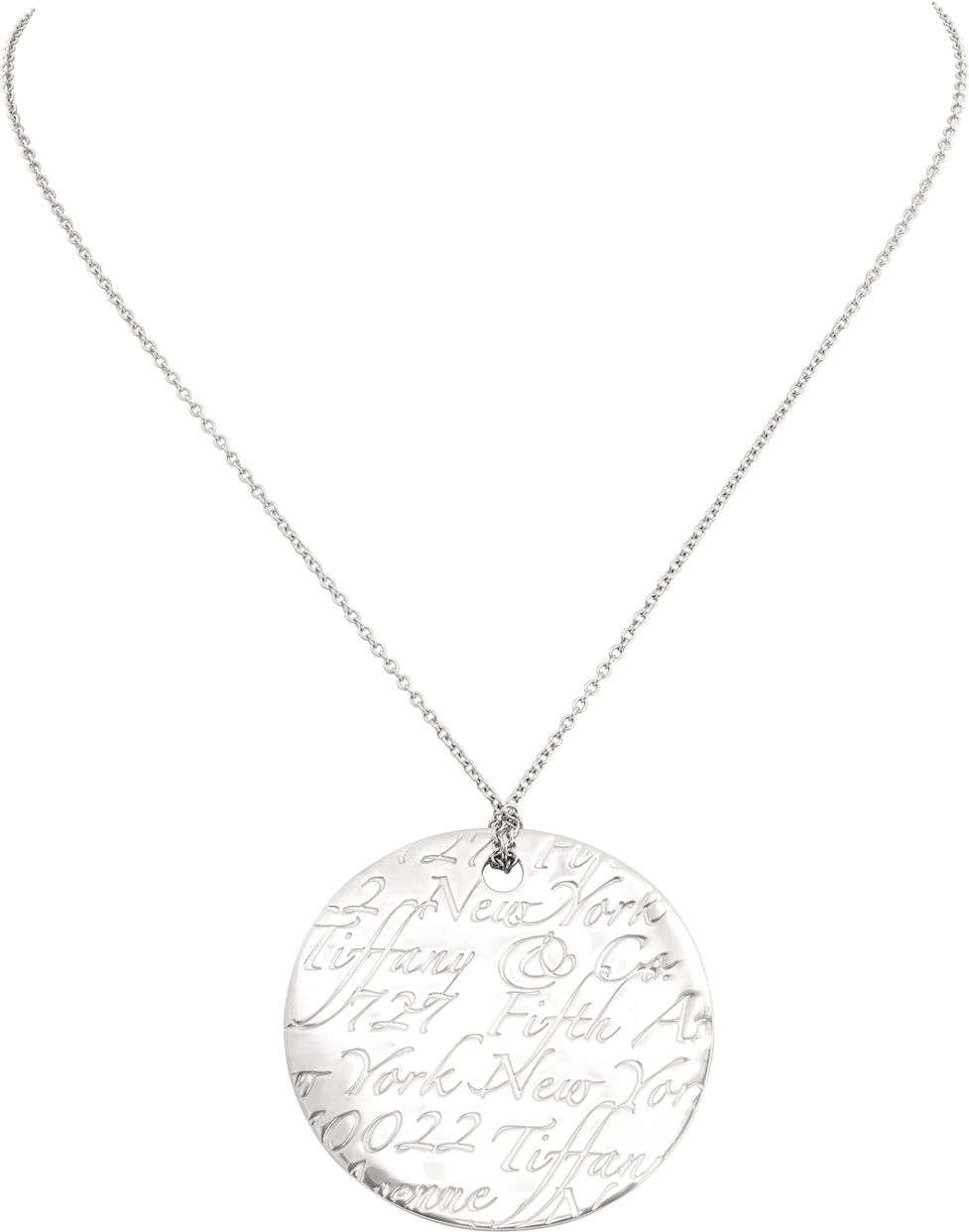 Tiffany & Co. Large Jumbo Notes necklace in sterling | Gray & Sons
