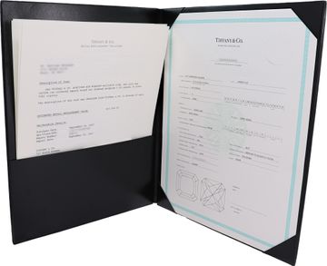 Tiffany & Co. Lucida cut 1.25 carat H color, VVS1 clarity ring in platinum