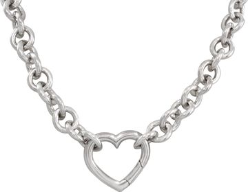 Tiffany and co necklace in stereling silver with heart peandant Tiffany and co necklace in stereling silver with heart peandant Necklace Collection
