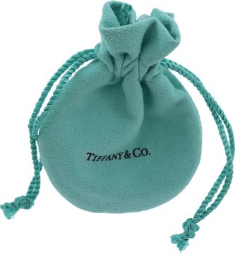 Tiffany and Co Necklace in stereling silver with infinity Rubedo metal center piece