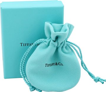 Tiffany and Co Necklace in stereling silver with infinity Rubedo metal center piece