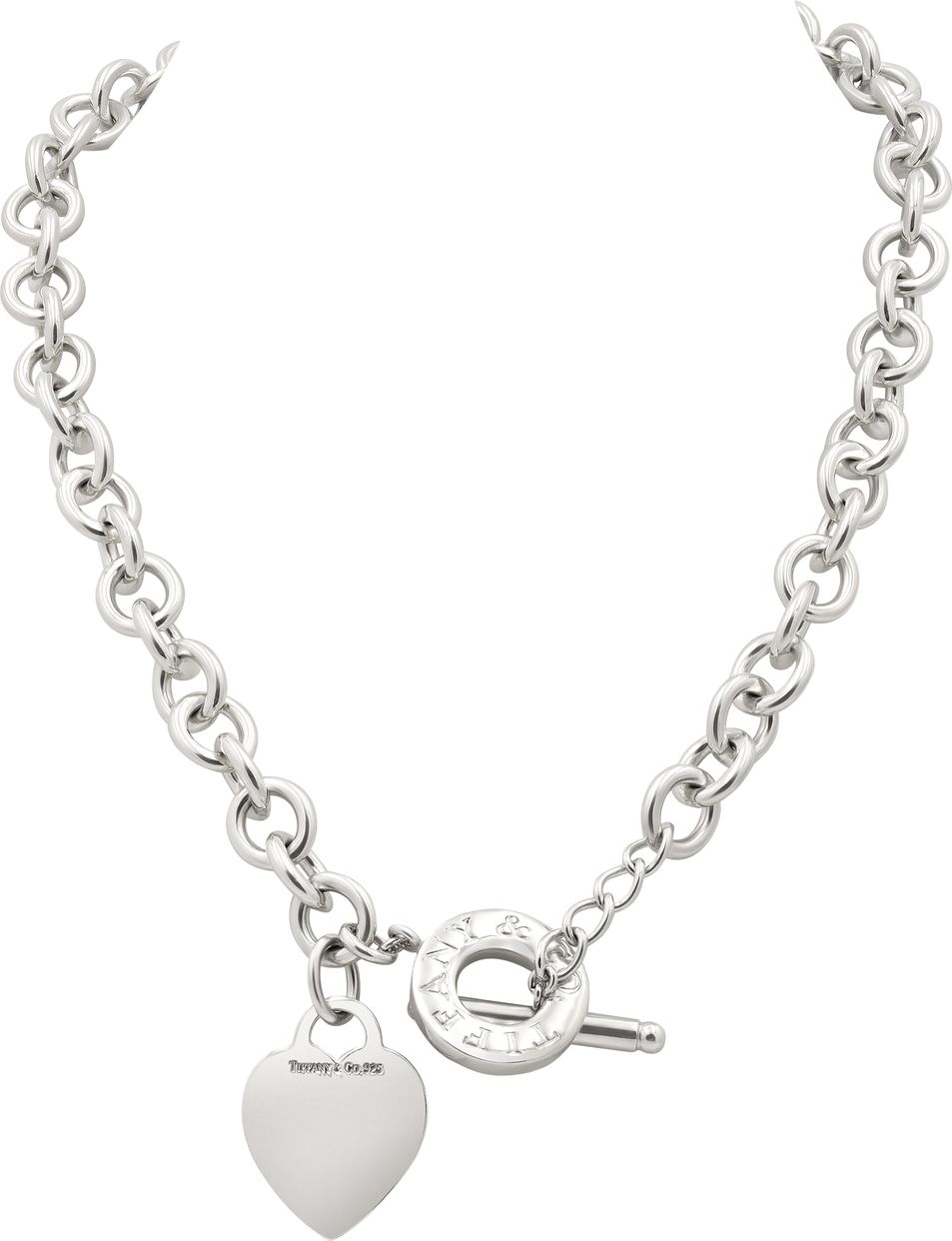 Tiffany & Co. necklace in sterling silver with heart tag | Gray & Sons