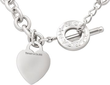Tiffany & Co. necklace in sterling silver with heart tag