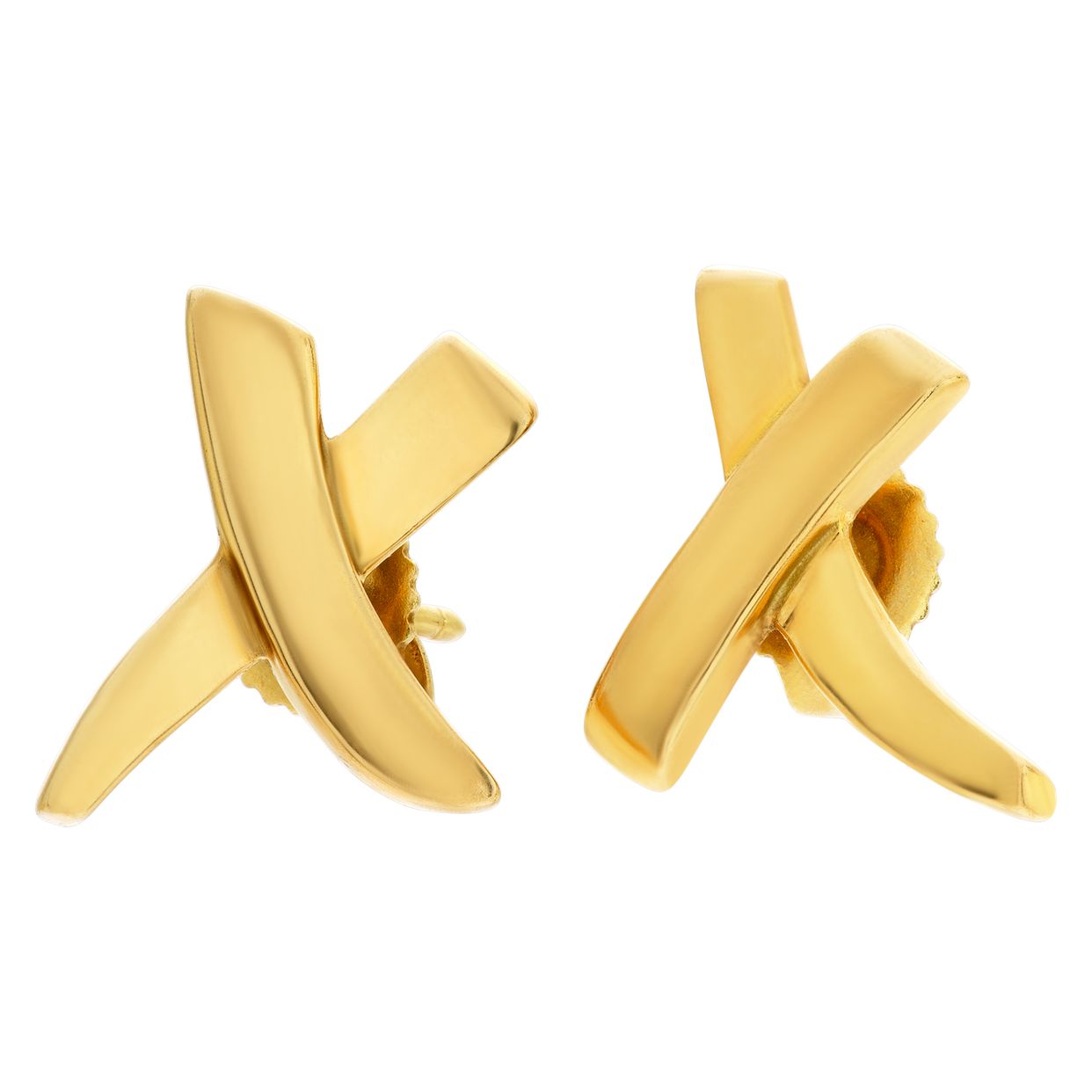Picasso 飾り Tiffany & Co. Paloma Picasso 18k graffiti X earrings | Gray