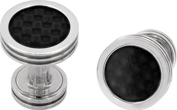 Tiffany and Co. Paloma Picasso Carbon Fiber and Sterling Silver Cufflinks Tiffany and Co. Paloma Picasso Carbon Fiber and Sterling Silver Cufflinks Cufflinks Collection