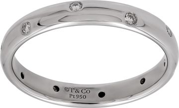 Tiffany and Co. Platinum Etoile ring with diamonds Tiffany and Co. Platinum Etoile ring with diamonds Ring Collection