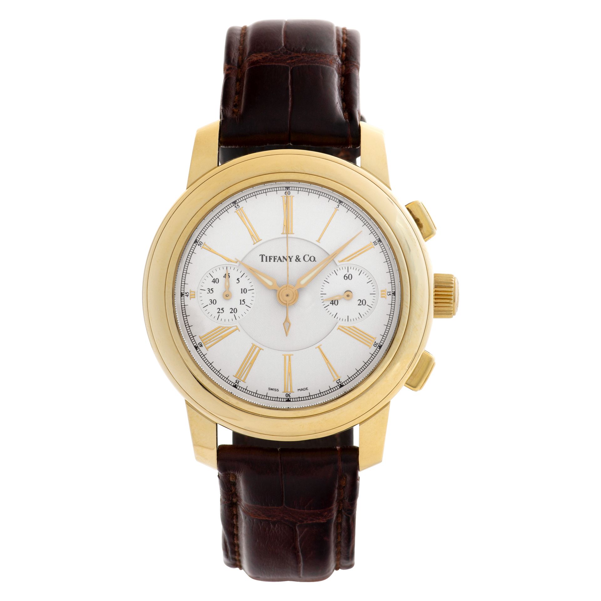Used Tiffany & Co. Resonator 18k YG White dial 39mm | Gray & Sons