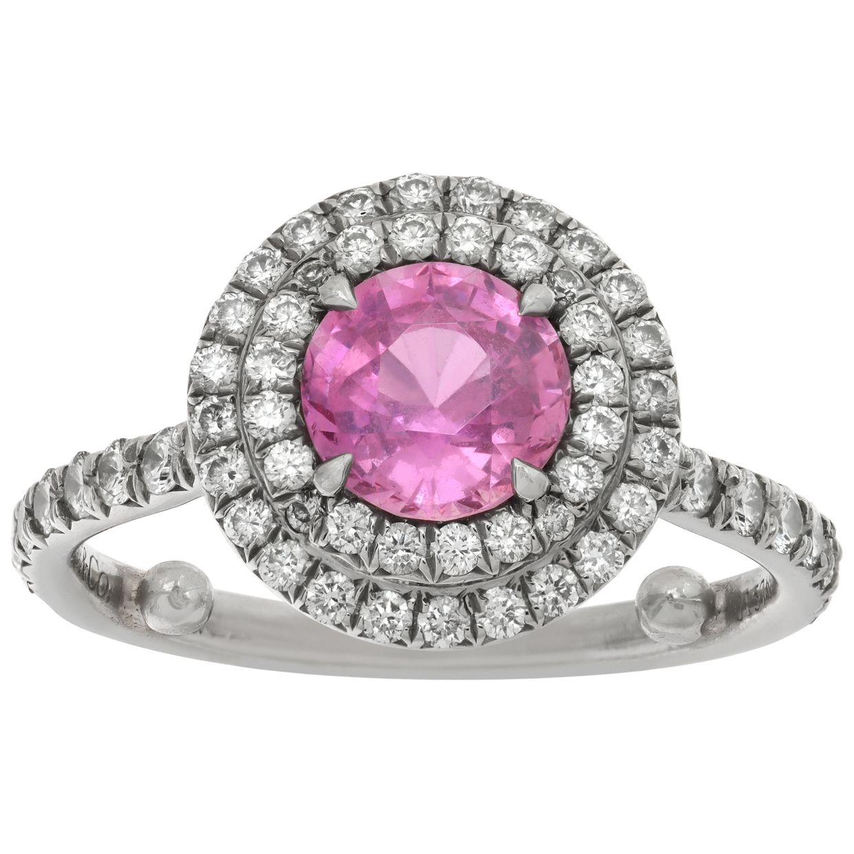Tiffany & Co.ring with pink sapphire and diamonds | Gray & Sons