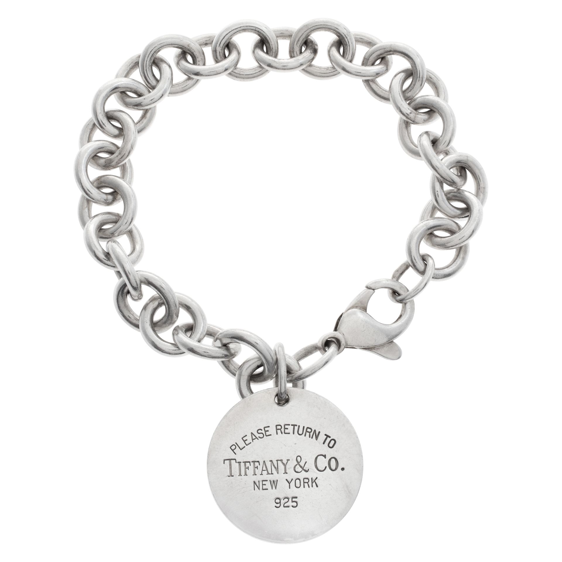 Tiffany & Co. Round Tag Bracelet In Sterling Silver | Gray & Sons